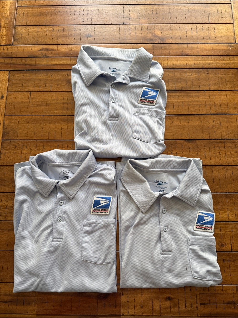 USPS United States Postal Service Polo Uniform Shirt Large
